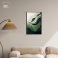 thumbnail image 3 of Green Echoes I Canvas Green Abstract Art by Art Remedy, Black Frame, 20" x 30", 3 of 7