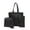 Black, variant on MUSOIE Women Fashion Handbags Wallet Tote Bag Shoulder Bag Top Handle Satchel Purse Set 4pcs
