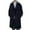 Black, variant on Leesechin Men's Winter Fashion Long Trench Coat Easy Color Warm Lapel Coat Business Casual Coat