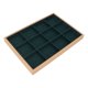 thumbnail image 4 of Bandeja Para Joyas, Terciopelo De Madera, Práctico Cajón De 12 Rejillas Para Almacenamiento De Joyas, Peso Ligero Y Suave Para Relojes Y Pendientes ANGGREK Otros, 4 of 8
