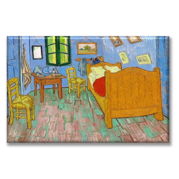 Cuadro Canva Listo Para Colgar Tipo Galería Habitació Vincent Van Gogh 40X60 cm Pixtreats