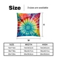 thumbnail image 5 of Tie Dye Covers with Unique Patterns, Set of 2 Decorative Throw Pillow Inserts for Sofa Bed Couch, 16x16/18x18/20x20 Inches, Ideal for Home Decor and Gifting, 5 of 6