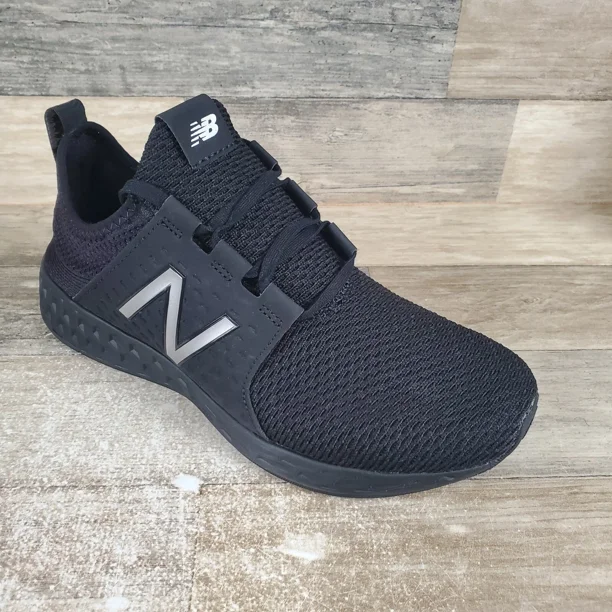 New Balance Fresh Foam Cruz V1 Mens Shoes Sz 8 2E Black Phantom Sneakers