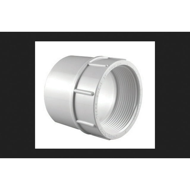 Adaptador de tubería Charlotte FPT PVC Schedule 40 de 3/4 pulgadas