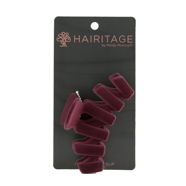 Hairitage Velvet Hair Clip for Women & Girls for All Hair Types