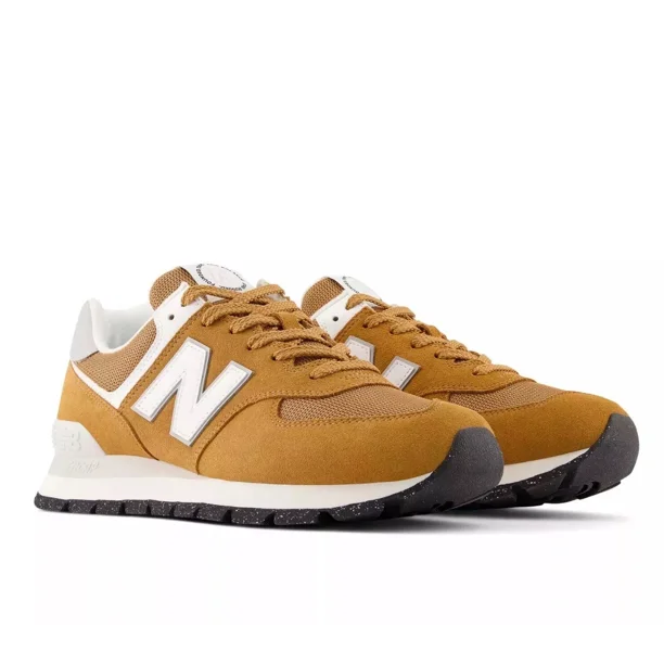 New Balance 574 Rugged Orange White Retro Sneakers OG ML574D2Z Mens Size9
