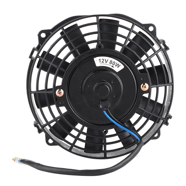 Electric Fan, 10 Thickened Blades 2250RPM Universal Radiator Fan, For Car Cooling Aircondition Refrigeration