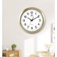 thumbnail image 3 of Reloj de Pared ZHAOCHENG Decorativo Redondo Plástico 14 Pulgadas Dorado, 3 of 3