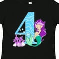 thumbnail image 4 of Inktastic Fourth Birthday Mermaid Girls Toddler T-Shirt, 4 of 5