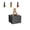 Black/3 Essential Oil, variant on Flame Aroma Diffuser Mini Humidifier, Compact Campfire Style Essential Oil Diffuser with 7-Color Gradient Night Light, Quiet Ultrasonic Desk Diffuser with Auto Shut-Off for Home/Office/Bedroom