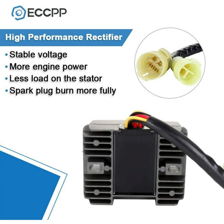 ECCPP Voltage Regulator Rectifier Fit for 2000 2001 2002