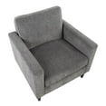 thumbnail image 3 of Lumisource Wendy Accent Chair With Black Wood Finish CHR-WENDYAC BKGY, 3 of 7