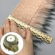thumbnail image 4 of Tela de piel sintética Hugo Artesanía Recorte Cintas esponjosas Juguete de peluche beige, 4 of 7
