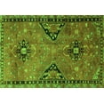 thumbnail image 1 of Ahgly Company Indoor Rectangle Persian Green Traditional Area Rugs, 2' x 4', 1 of 1