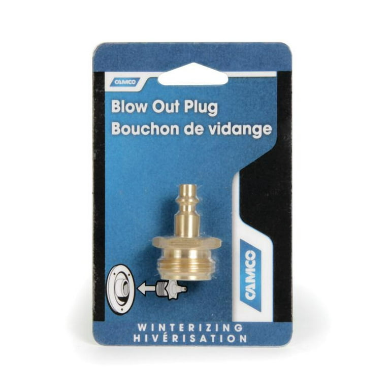 Camco 36143 Blow Out Plug for RV Winterizing Camco 36143 Blow Out Plug for RV Winterizing