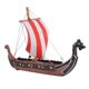 thumbnail image 1 of Regalos de decoración de 3D para adultos, niños, hogar, oficina, dormitorio, Drnaments de escritorio, regalos de cumpleaños para niños 27.5x5.5x17.5cm BLESIY Dragon Viking Sailboat, 1 of 8