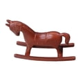 thumbnail image 1 of Lipstore Rocking Horse Ornament Decoration Housewarming Office Keepsake Multifunction red, 1 of 8