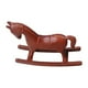 thumbnail image 1 of Estatua de caballito de madera tallada, figura de caballo, mueble decorativo para sala de estar rojo, 1 of 9
