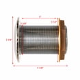 thumbnail image 3 of Marine Hardware Boat Thru Hull THMR-2.000-C | Mushroom 2 Inch Bronze, 3 of 4
