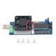 thumbnail image 1 of TKSE Medidor De Capacidad De Batería USB, Pantalla LCD Módulo De Prueba De Batería De Protección Múltiple con Ventilador para Cargadores Bancos De Energía DC5V 4A, 1 of 8