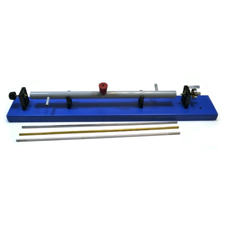 Economy Linear Expansion Apparatus, Includes Aluminum, Brass and Iron Rods - Ideal for Experiments in Expansion - Eisco Labs