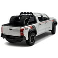 thumbnail image 4 of 2024 Toyota Tacoma TRD Off Road Edition Truck Silver Metallic with TRD Stripes w/Sunroof and Wheel Rack 1/24 Diecast Model Car, 4 of 6