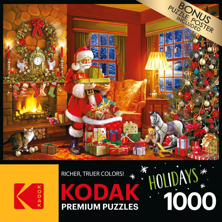 Cra-Z-Art Kodak 1000 Piece Christmas Eve Delivery Interlocking