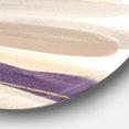 thumbnail image 2 of Designart 'forme de Glam Violet I' Glam Métal Cercle Art Mural, 2 of 3