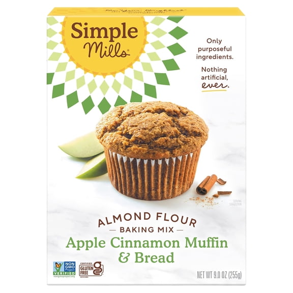 Simple Mills Apple Cinnamon Muffin & Bread Mix, 9 OZ