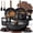 27 Pcs Black, variant on Carote 24-Piece Nonstick Cookware Set, Pots and Pans Set with Detachable Handle, Induction Compatible, Oven & Dishwasher Safe, Black