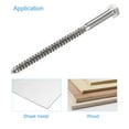 thumbnail image 4 of Uxcell M8 x 120mm 304 Stainless Steel Hex Lag Screws for Wood 10 Pack, 4 of 5