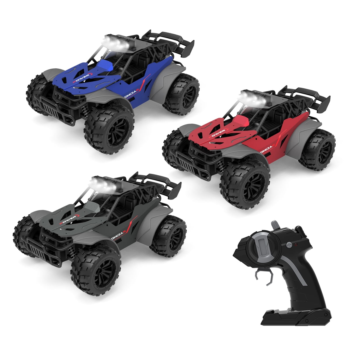 Alloy high-speed remote control off-road vehicle, with a strong alloy body and all terrain driving experience