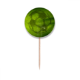 thumbnail image 1 of Soccer Football Sports Green Toothpick Flags Round Labels Party Decoration, 1 of 3