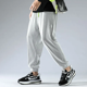thumbnail image 1 of Pantalones Casuales De Seda De Hielo para Hombres, Pantalones Harem Deportivos Ligeros De Ajuste Suelto, Pantalones De Moda Sin Cordones De Verano De Secado Rápido para Hombres, 1 of 5