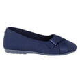 thumbnail image 5 of Gloria Vanderbilt Women's Debbie Slip-On Style Lightweight Breathable Stretch Flat Shoes (Navy, 6), 5 of 5