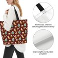 thumbnail image 3 of Easygdp Christmas Gingerbread Bolsas Tote para Mujer, Bolsos de Hombro para Viaje, Bolsos de Mano de Gran Capacidad para Compras y Trabajo, 3 of 8