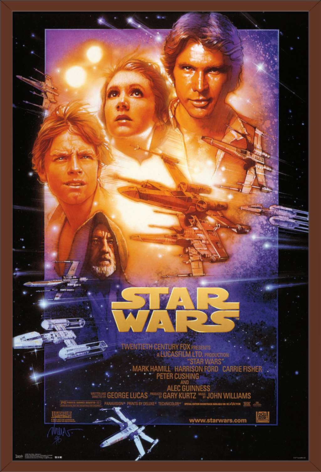 Star Wars A New Hope One Sheet Poster Star Wars A New Hope One Sheet Poster