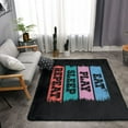 thumbnail image 4 of DouZhe Urban Style Eat Play Sleep Repeat Pattern Area Rugs Non-Slip Machine Washable Floor Mat, Style Carpet Doormat, 63x48 inches, 4 of 6