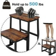 thumbnail image 4 of Step Stool for Adults & Kids,Holds up to 500Lb,3 in1 Heavy Duty Sturdy Wooden 2 Stepstool for Kichen/Bathroom/High beds, 4 of 17