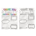 thumbnail image 1 of Teacher Appreciation Gift DIY Teachers' Day Doodle Cards Teachers' Day Gift Card Color Cards Thank Teachers Colorful Doodle Thank You Cards Bulk Small, 1 of 5