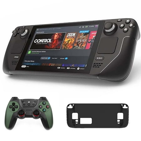 Valve Steam Deck OLED 512GB Handheld Gaming Console, 1280 x 800 LCD Touchscreen Display,Bundle Accessories