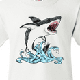 thumbnail image 4 of Inktastic Great White Shark Jumping Youth T-Shirt, 4 of 5