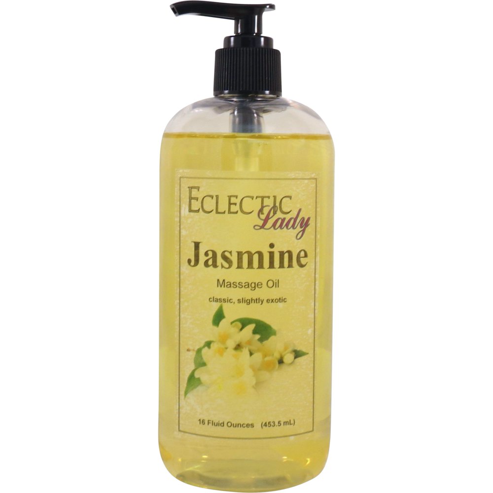 Jasmine Massage Oil, 16 oz