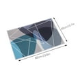 thumbnail image 3 of Rkxzt Abstract Entryway Rug, 3x5 Washable Rug for Bedroom Low Pile Non Slip Laundry Room Rug, Boho Super Soft Kitchen Rug Foldable Area Rugs for Floor Front Door Bathroom(Blue), 3 of 3
