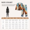 thumbnail image 4 of Honeii Sunshine Cloud Bulldog print Women's Pajama Sets Long Sleeve Button Down Sleepwear Nightwear Soft Pjs Lounge Sets-XX-Large, 4 of 7