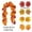 #0018-, variant on Cheapark Fall Artificial Maple Leaf Garland Hanging Vine Decor for Wall Door Mantel Party Holiday Home Decoration Gift