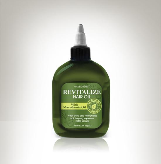 Hair Chemist Revitalize Hair Oil with Macadamia Oil 2.5 oz.
