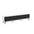 thumbnail image 2 of Mueble TV 85" Kappesberg 218cm con 3 Puertas Blanco/Negro, 2 of 10