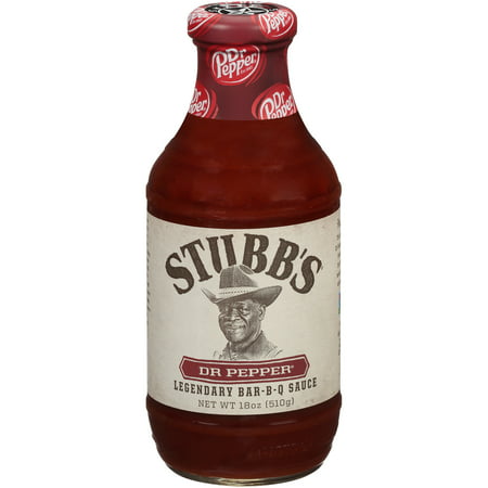 Stubb's Dr Pepper Legendary Bar-B-Q Sauce, 18 oz (Best Stubb's Bbq Sauce)