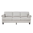 thumbnail image 4 of Living Room Sofas 83" Modern Classic Design with Nails Living Room Three Seater Sofa Fabric Couch,Upholstered Polyester Beige.,Comfortable Sofas, 4 of 7